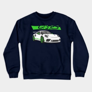 car gt3 rs 911 Green white Crewneck Sweatshirt